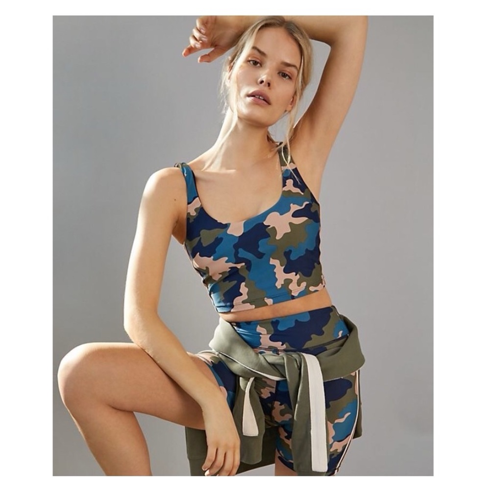 Anthro Camo Sports Bra